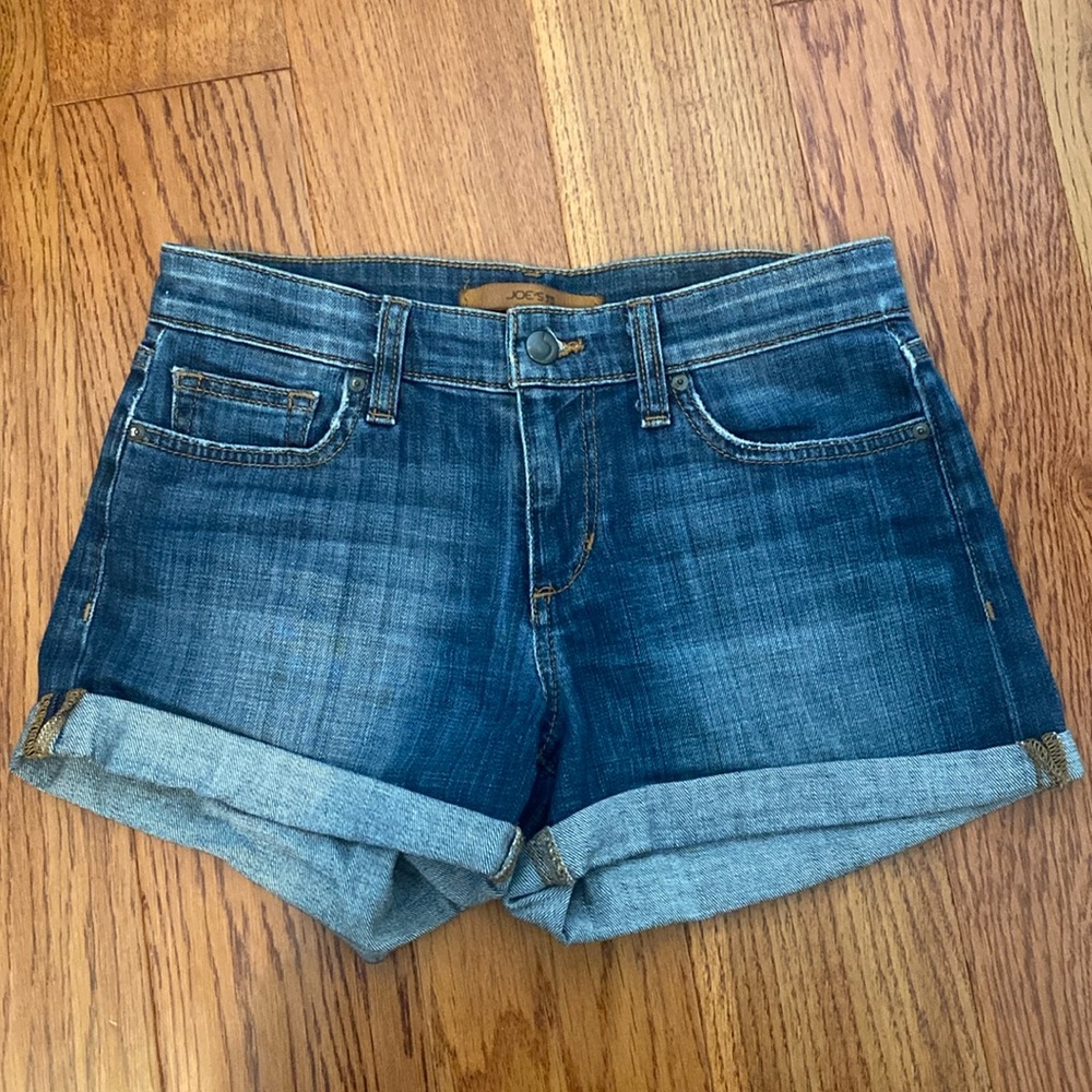 Joes Jeans Emmie denim shorts with roll hem